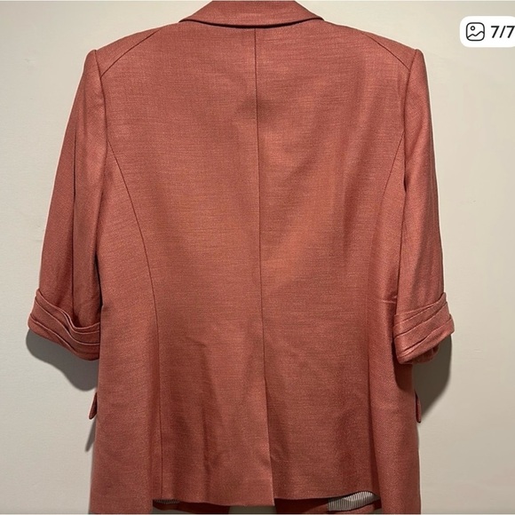 Veronica Beard Pink Double-Breasted Blazer - Picture 7 of 7